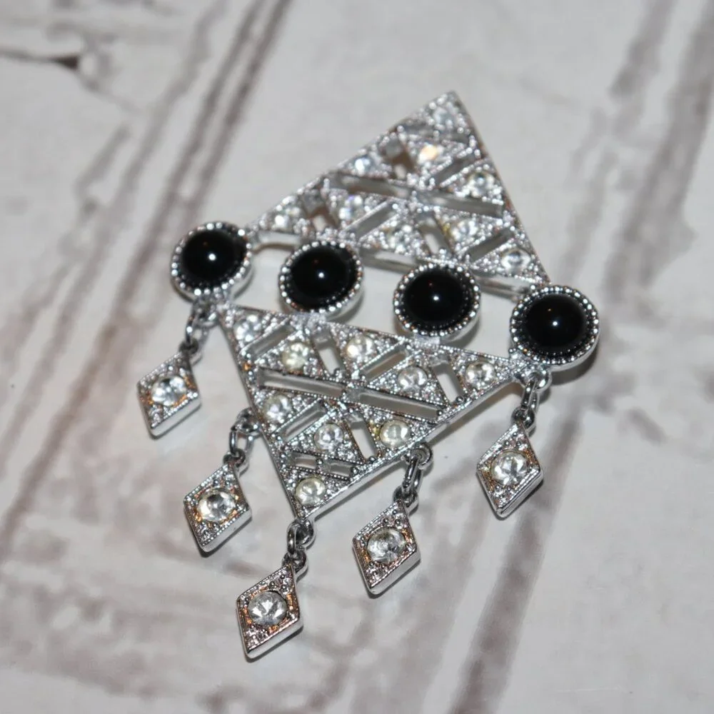 🖤 Vintage Sarah Coventry Silver Brooch – 3